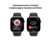 APPLE Watch Series 11 GPS + Cellular 46mm Aluminiowa koperta (gwiezdna szarość)/ Sportowy pasek (czarny) - rozmiar M/L - 1362431 - zdjęcie 6